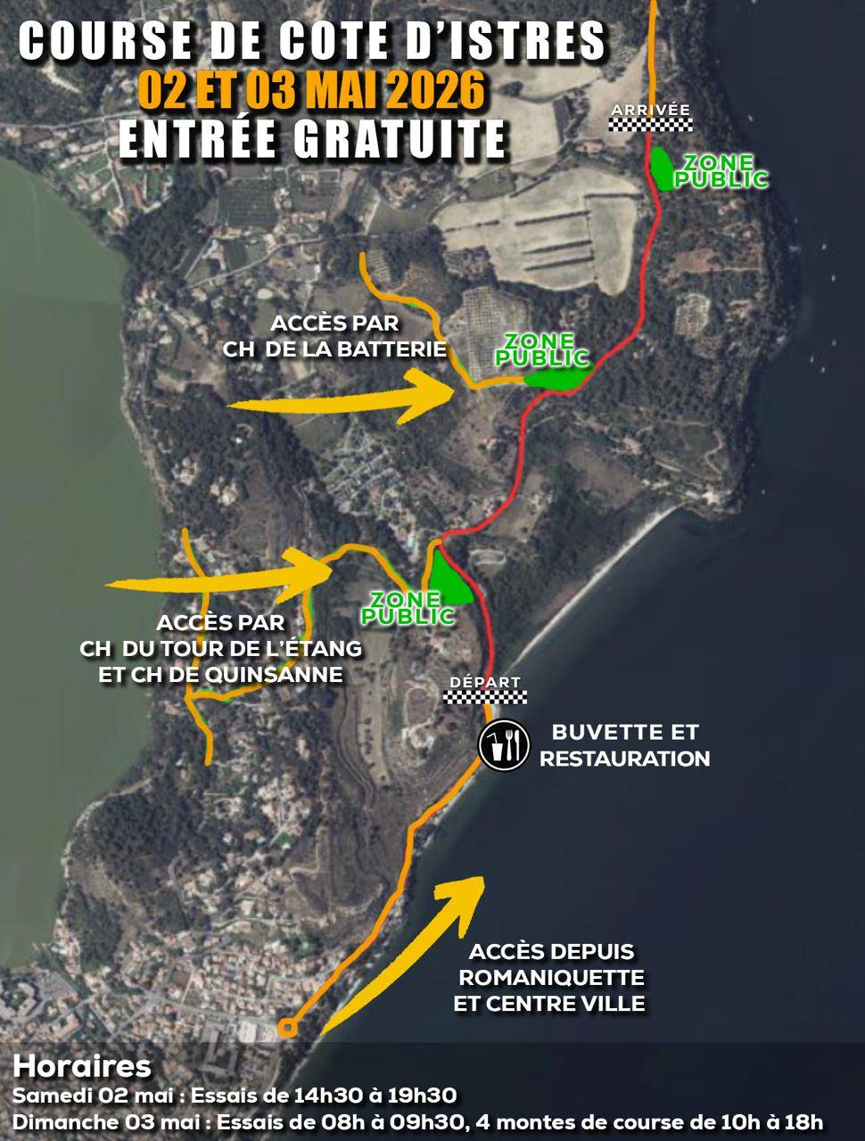 Plan d'accès course